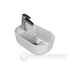 Cerastyle Turkuaz Aqua Tezgah Üstü Lavabo 42x28