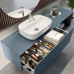 Cerastyle Turkuaz Aqua Tezgah Üstü Lavabo 60x40