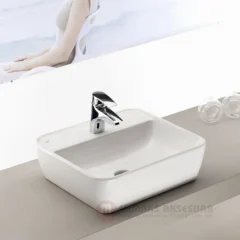 Cerastyle Turkuaz One Tezgah Üstü Lavabo 46x42