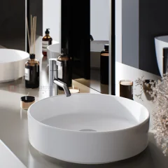 Cerastyle Turkuaz Suit Tezgah Üstü Lavabo (musluksuz) Çap 40cm