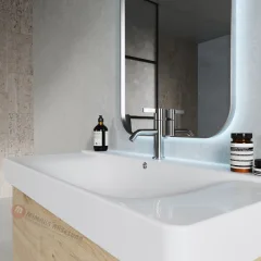 Cerastyle Turkuaz Mona Etajerli Lavabo 100x45