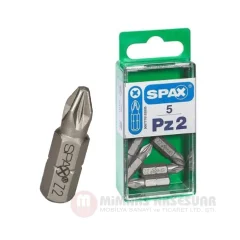 Spax PZ2 25mm Bitz Uç 1/4 inç